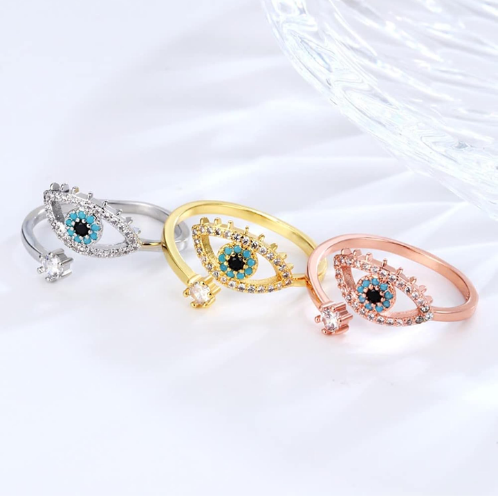 Solaria Evil Eye Ring
