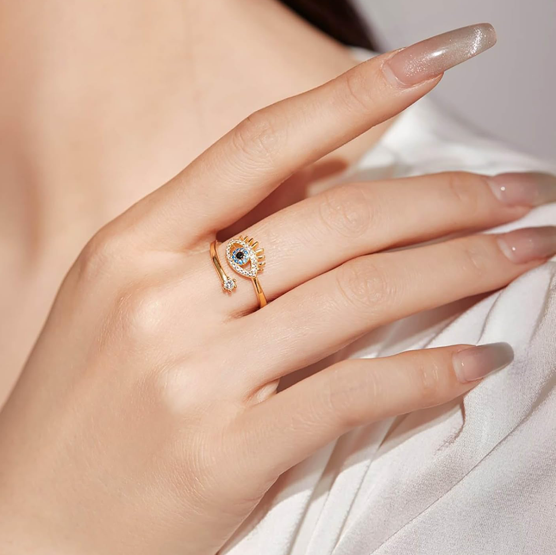 Solaria Evil Eye Ring