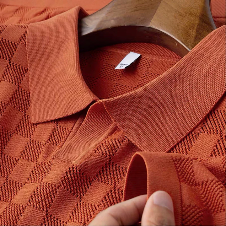 Vince Calder Checknit Polo