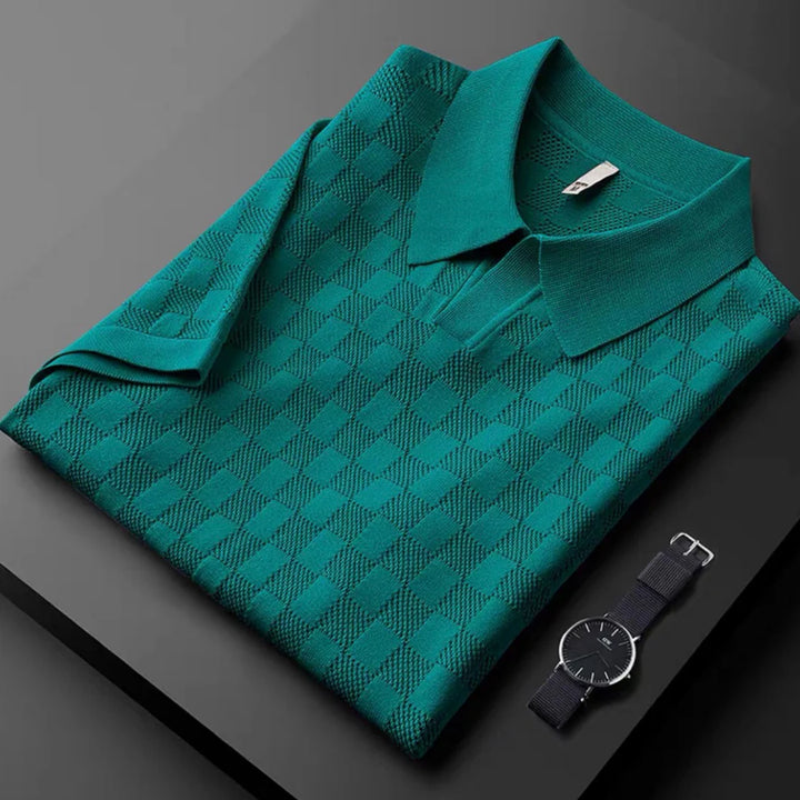 Vince Calder Checknit Polo