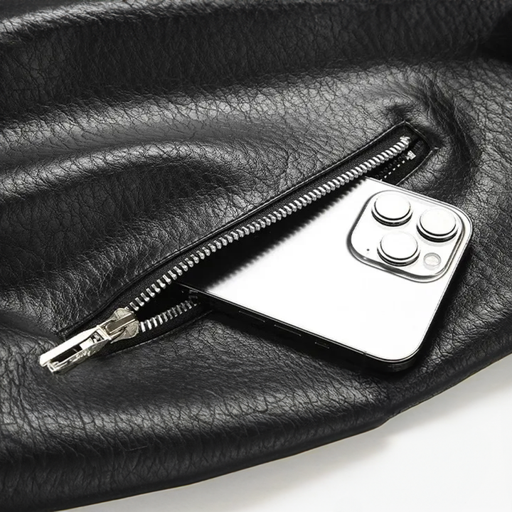 Trager Vintage Leather Bomber