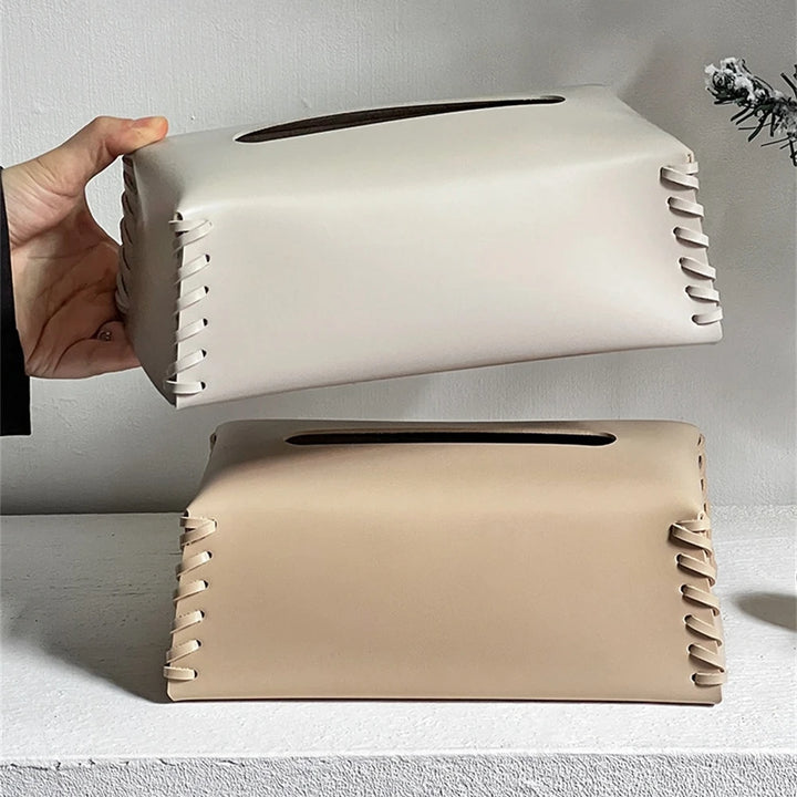 Essence Pure™ Leather Tissue Box