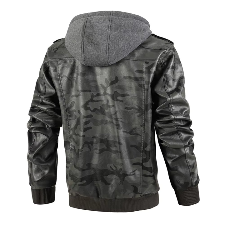 Colton Leather Camo Jacket