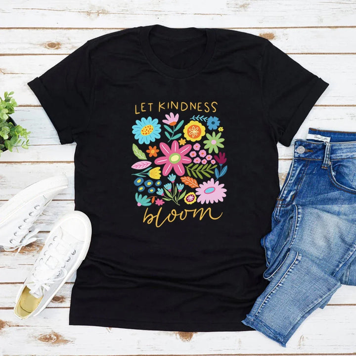 Let Kindness Bloom Cotton Tee