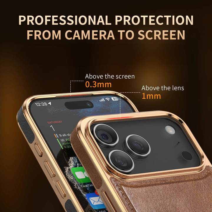 Goldmeyer Leather Iphone Case