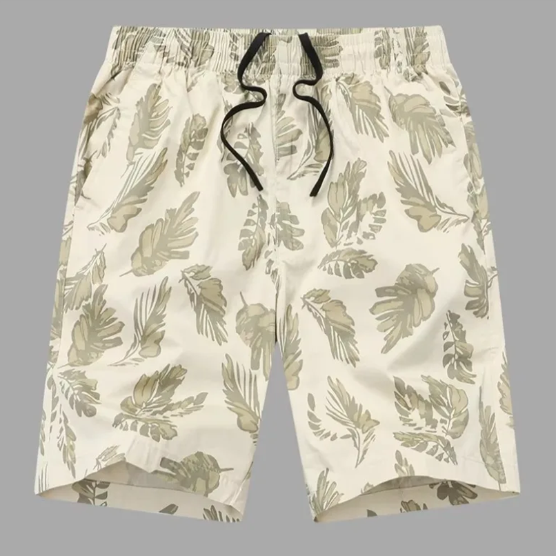 Palmline Cotton Shorts