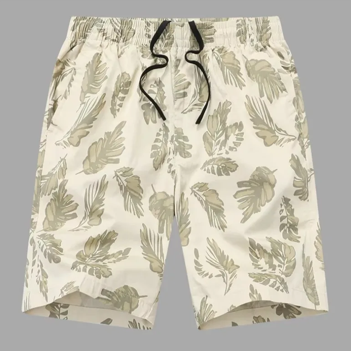Palmline Cotton Shorts