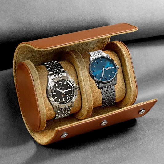 LEATHER LUXE WATCH CASE
