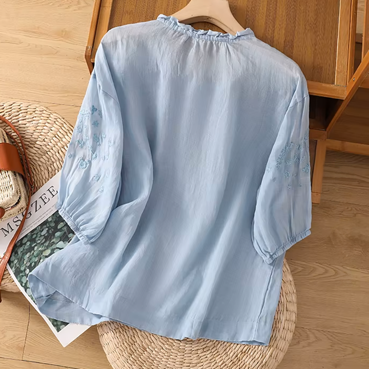 Florence Linen Blouse