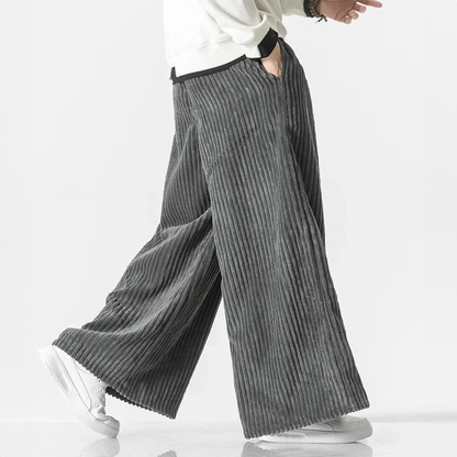 CORDOVA CORDUROY WIDE-LEG SWEATPANTS