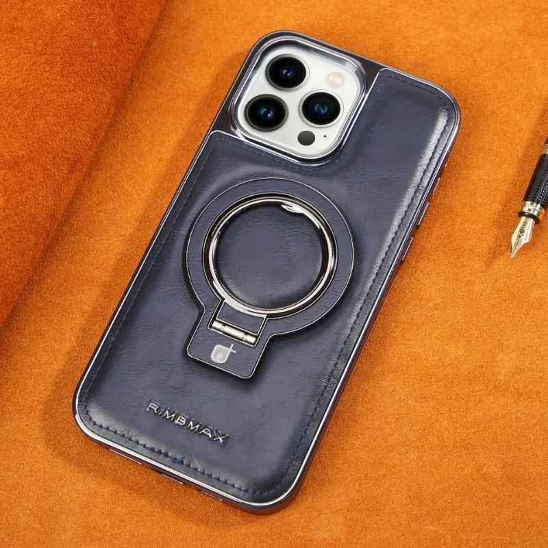 HALOGUARD LEATHER iPHONE CASE