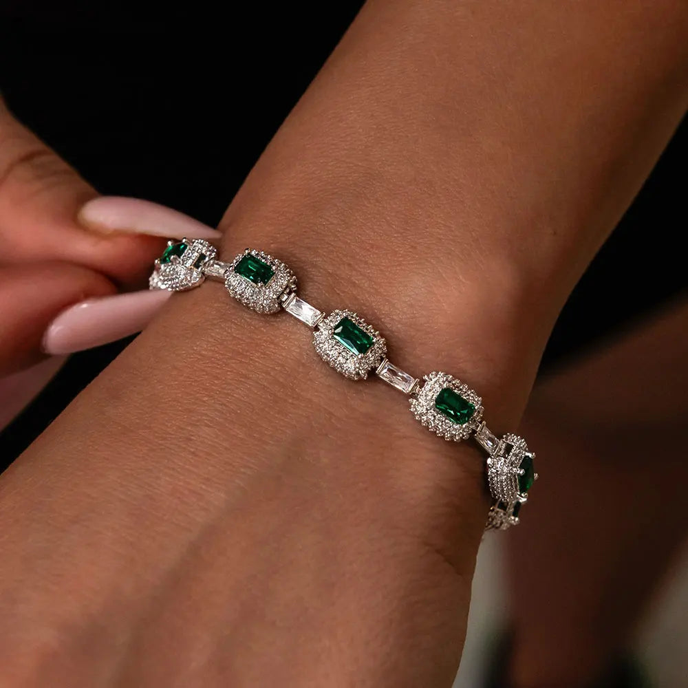 Moonshade Emerald Ice Bracelet