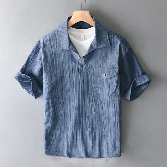 WESLEY LINEN SHORT SLEEVE