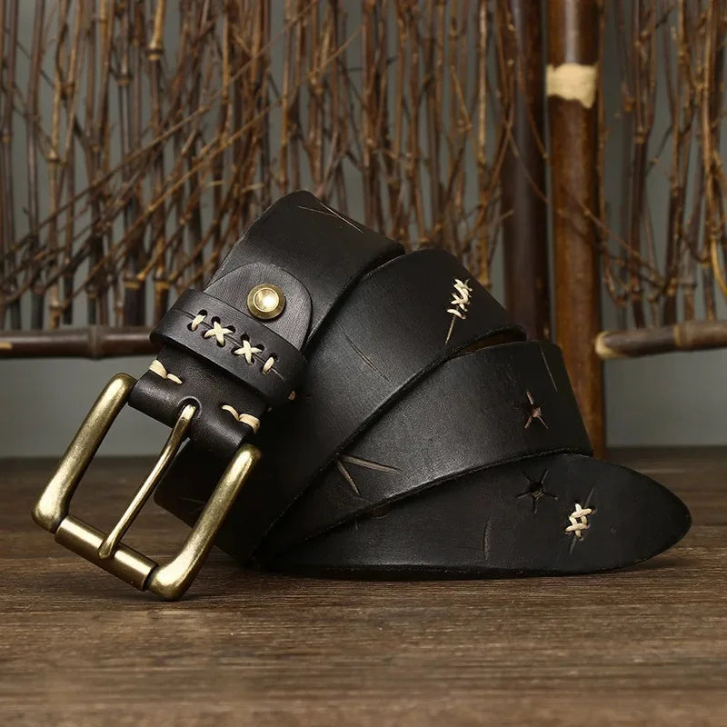 Lariat Leather Belt