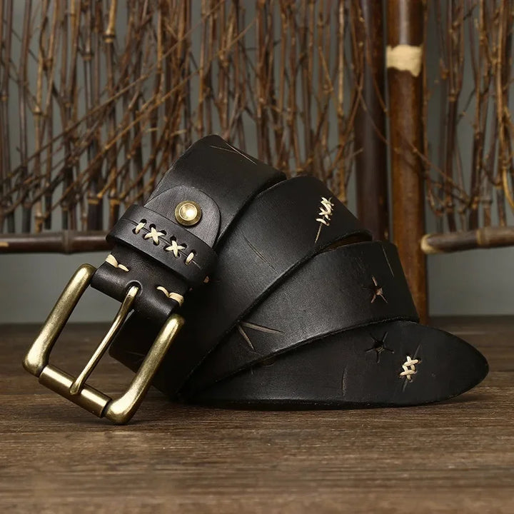 Lariat Leather Belt