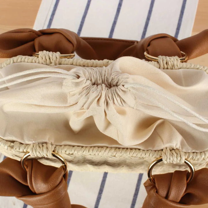 Monclaire Woven Handbag