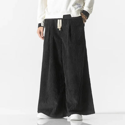CORDOVA CORDUROY WIDE-LEG SWEATPANTS