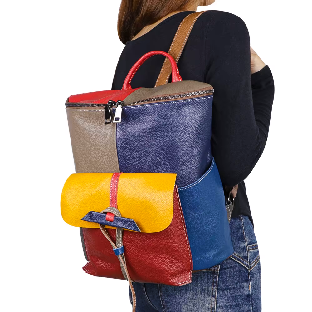 Patchique Genuine Leather Backpack