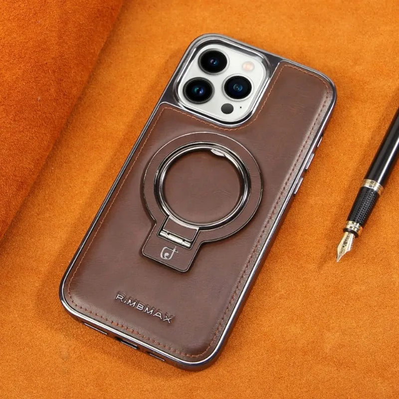 HALOGUARD LEATHER iPHONE CASE