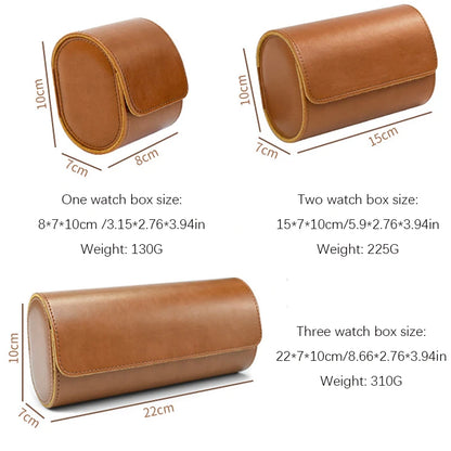 LEATHER LUXE WATCH CASE