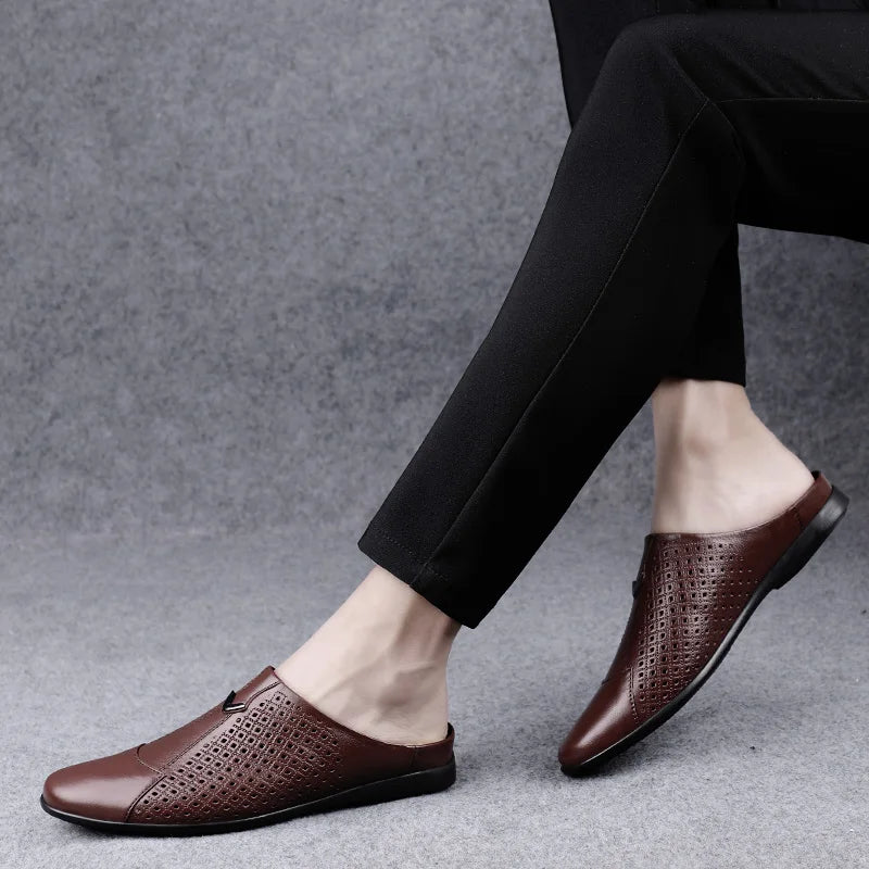 Belfair Leather Slip-Ons