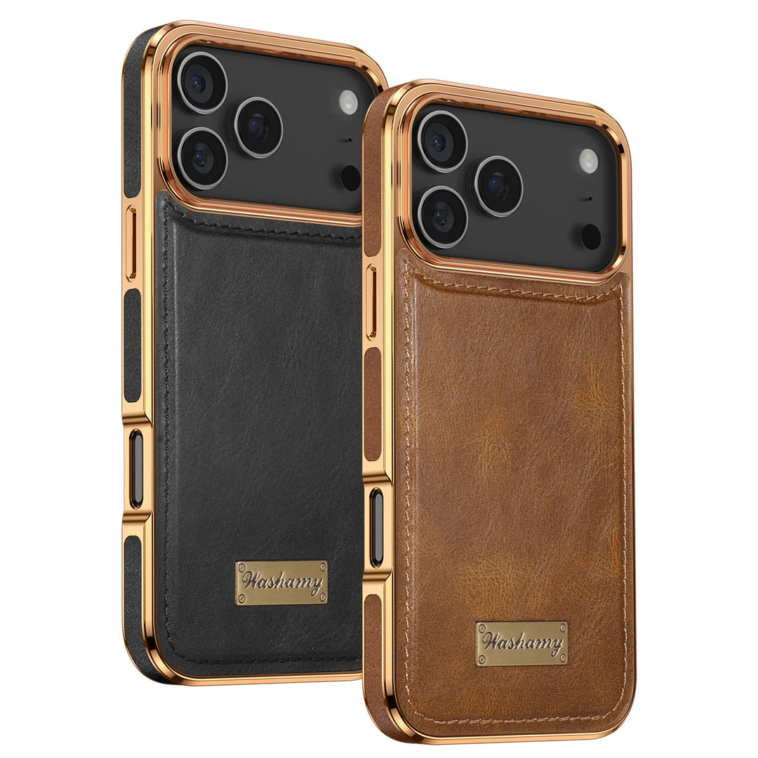 Goldmeyer Leather Iphone Case