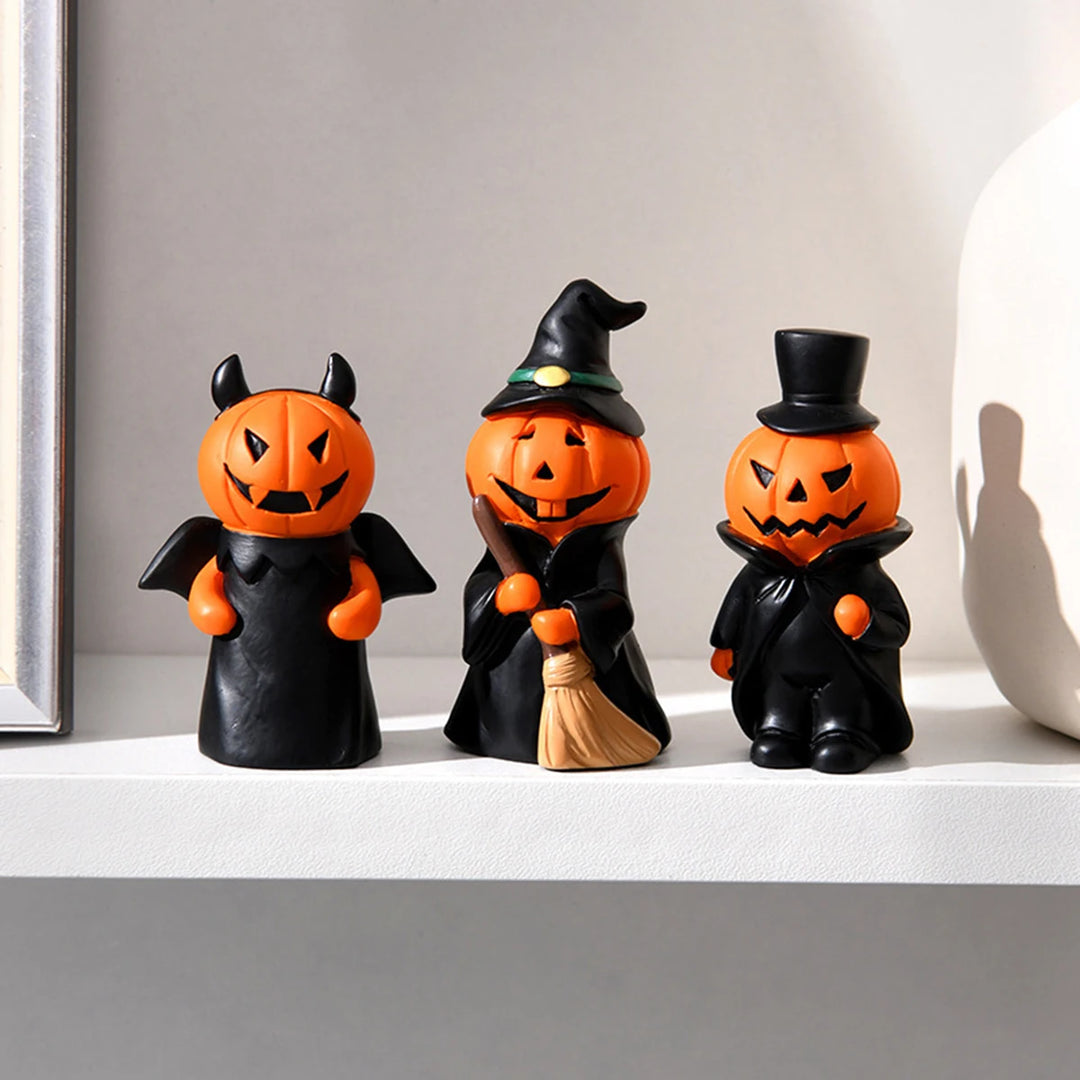 Jack-O'-Lantern Figurine Set