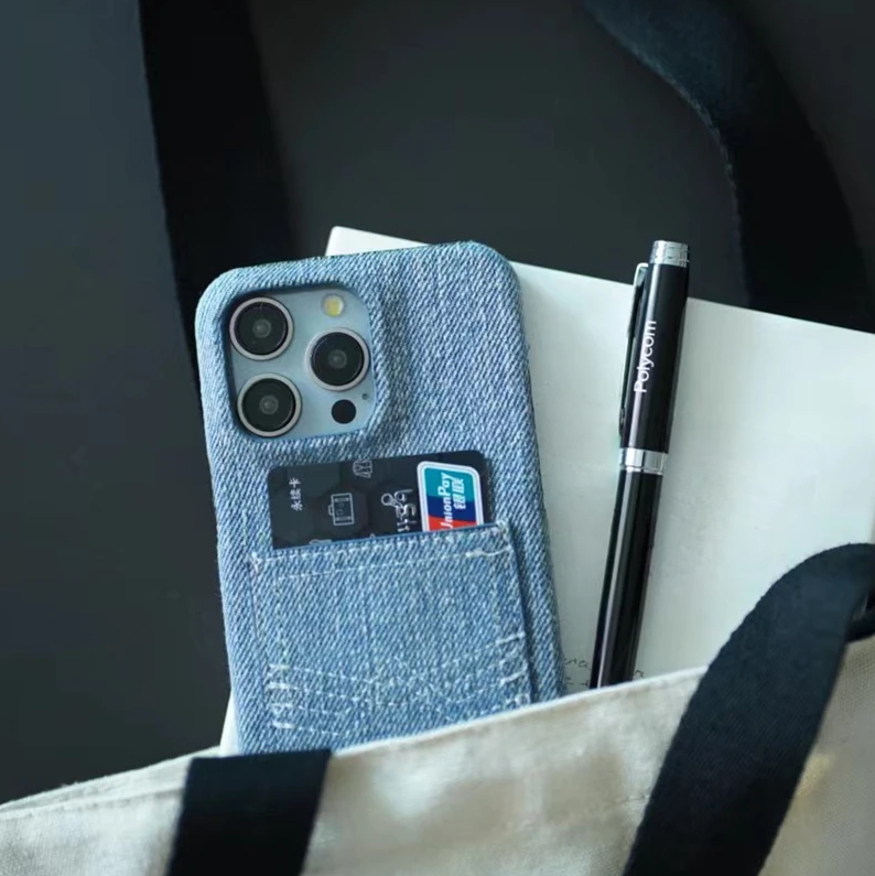 Pocket Denim Phone Case