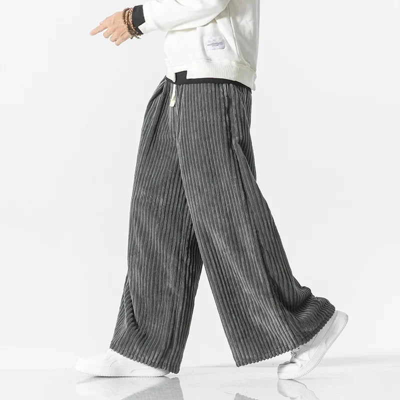 Cordova Corduroy Wide-Leg Sweatpants
