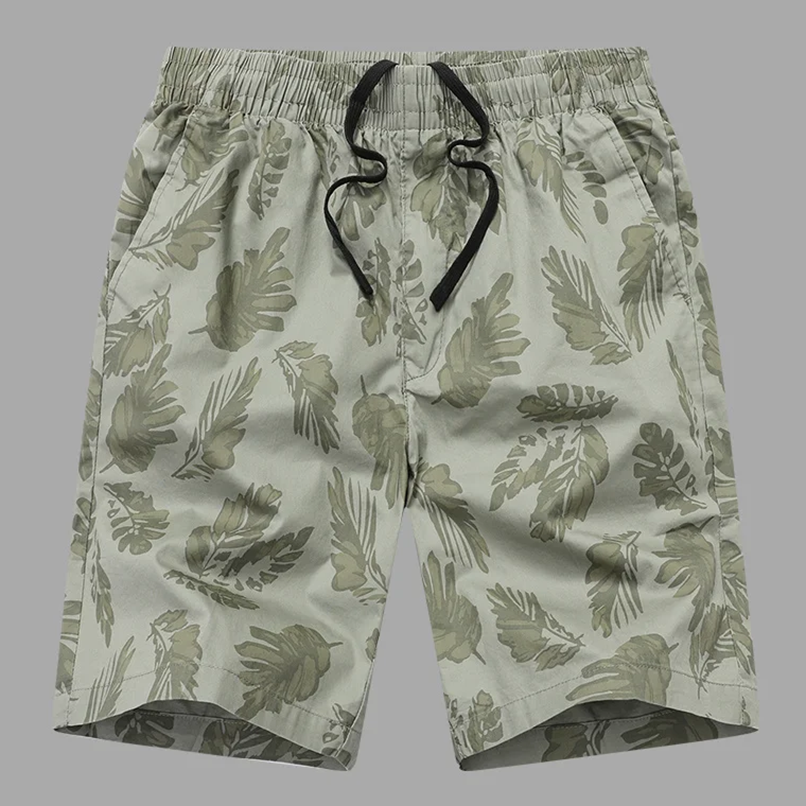 Palmline Cotton Shorts