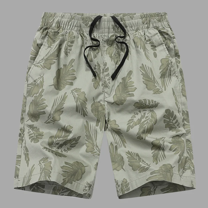 Palmline Cotton Shorts