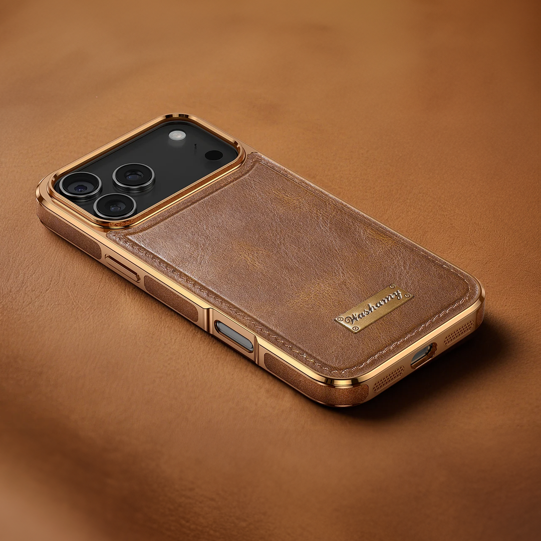 Goldmeyer Leather Iphone Case