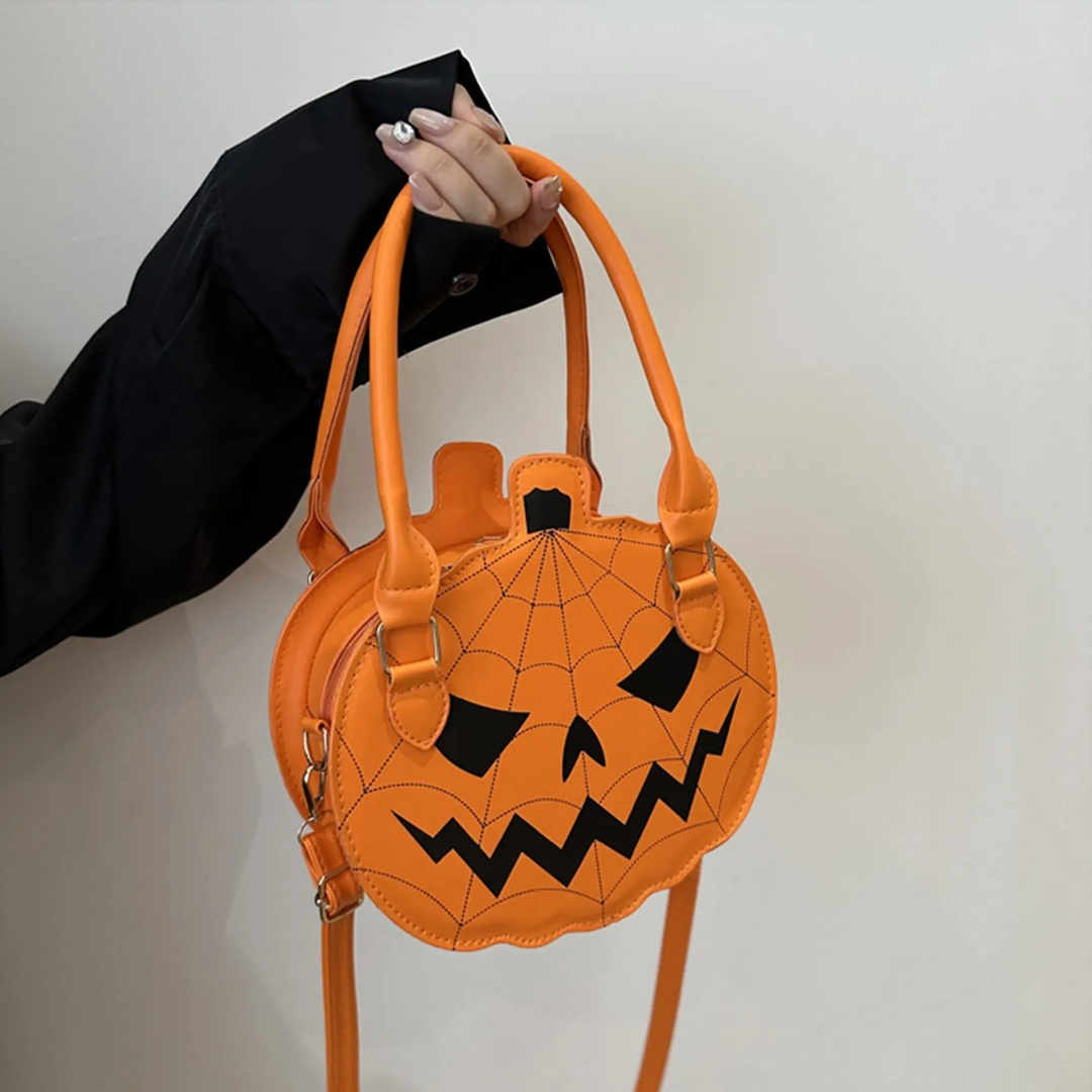 Trick-Or-Treat Leather Handlebag