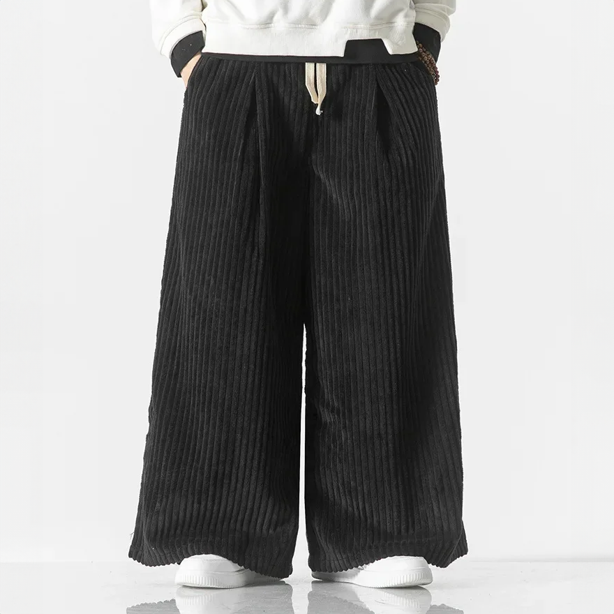 Cordova Corduroy Wide-Leg Sweatpants
