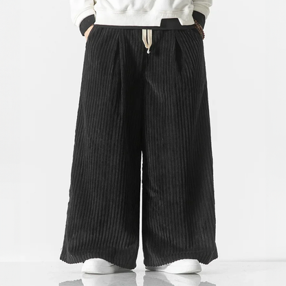 CORDOVA CORDUROY WIDE-LEG SWEATPANTS