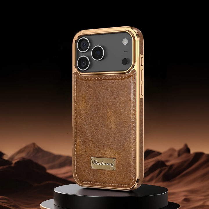 Goldmeyer Leather Iphone Case