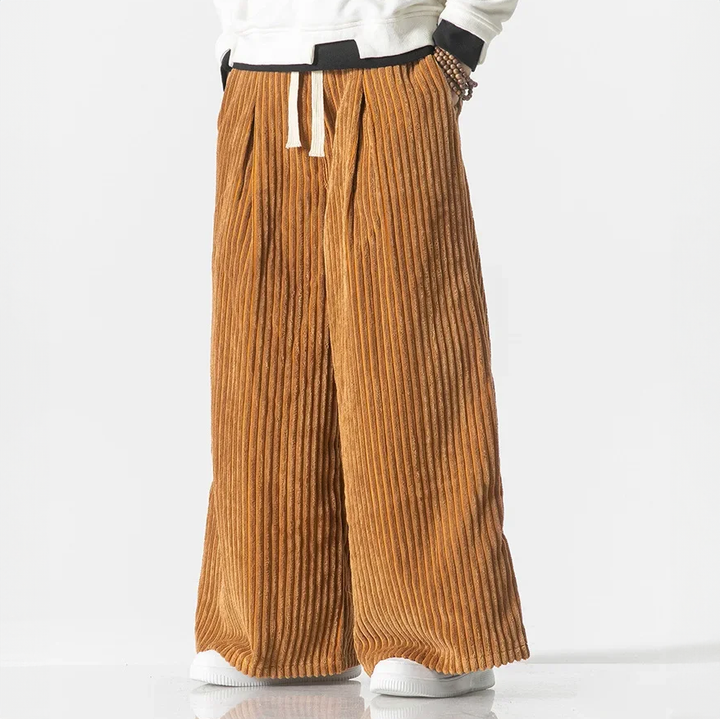 Cordova Corduroy Wide-Leg Sweatpants
