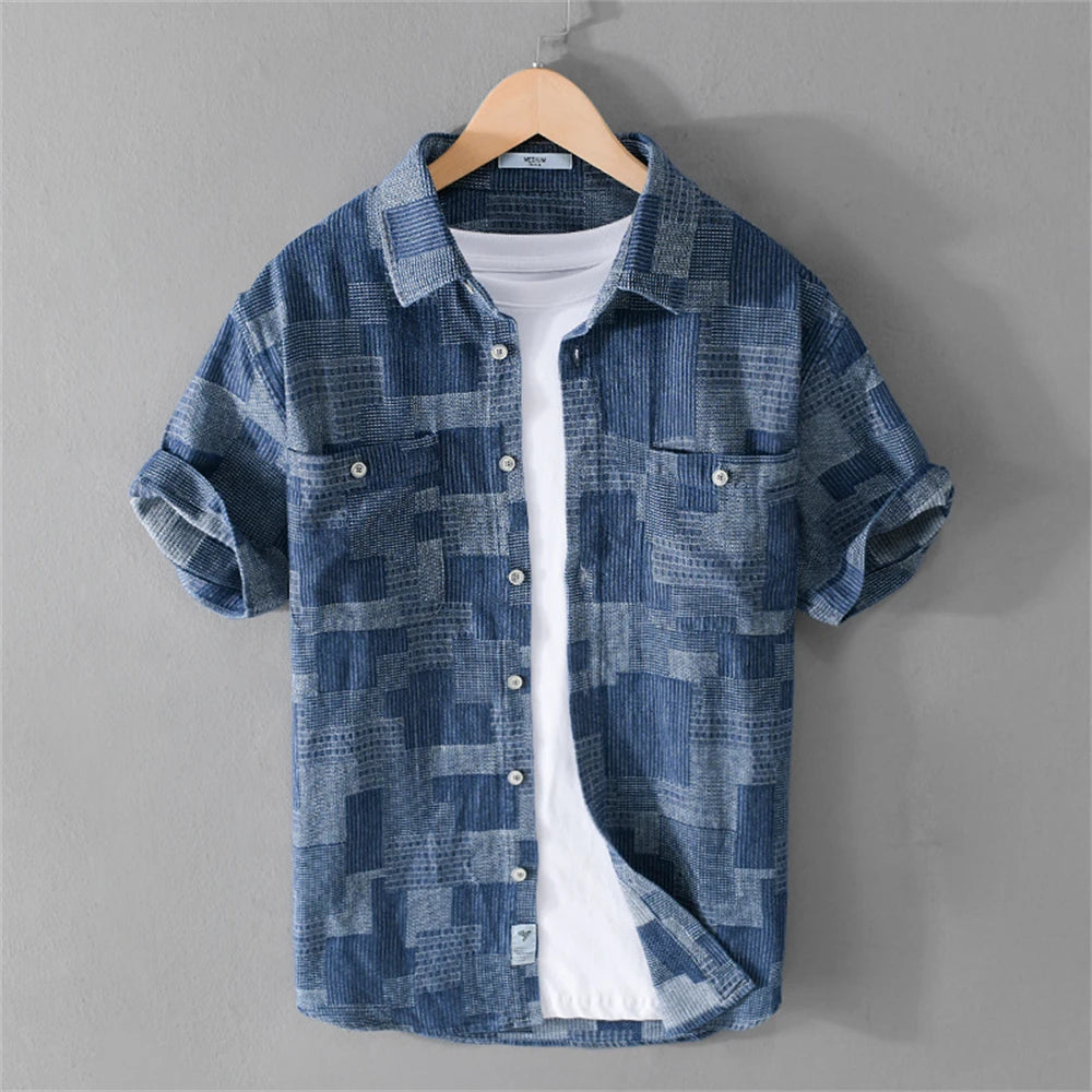 CHASE CHECKERED BUTTON-UP