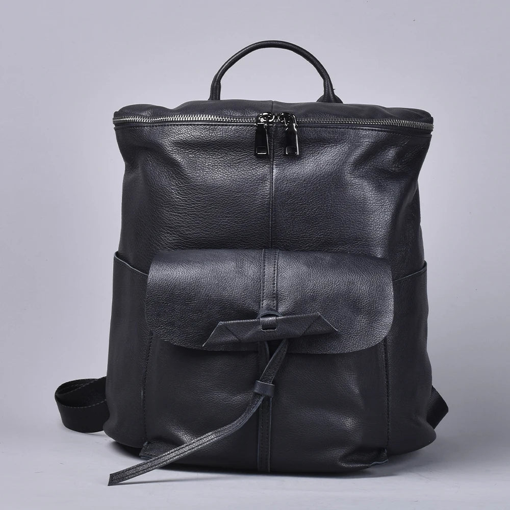Patchique Genuine Leather Backpack