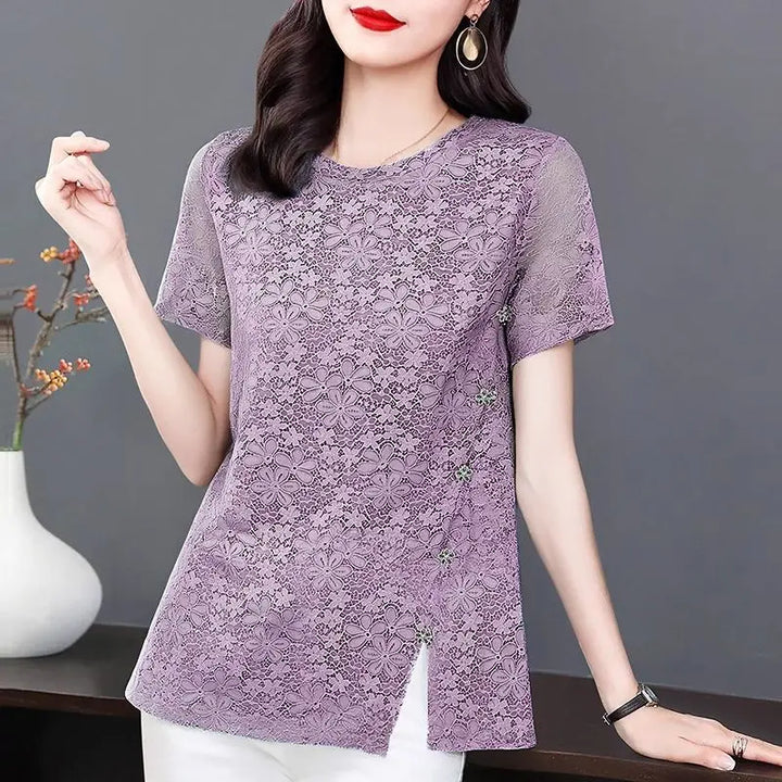 Selena Breezelace Blouse