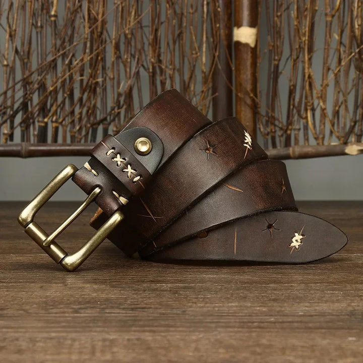 Lariat Leather Belt