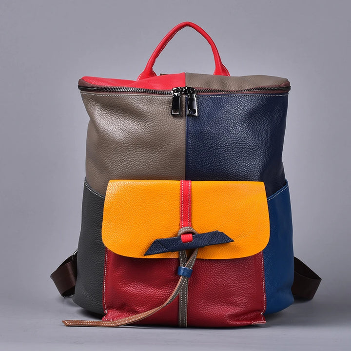 Patchique Genuine Leather Backpack