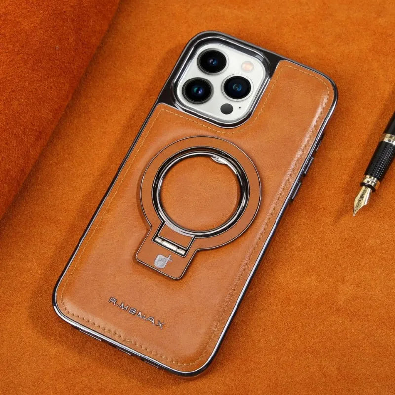 HALOGUARD LEATHER iPHONE CASE