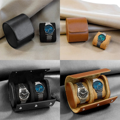 LEATHER LUXE WATCH CASE