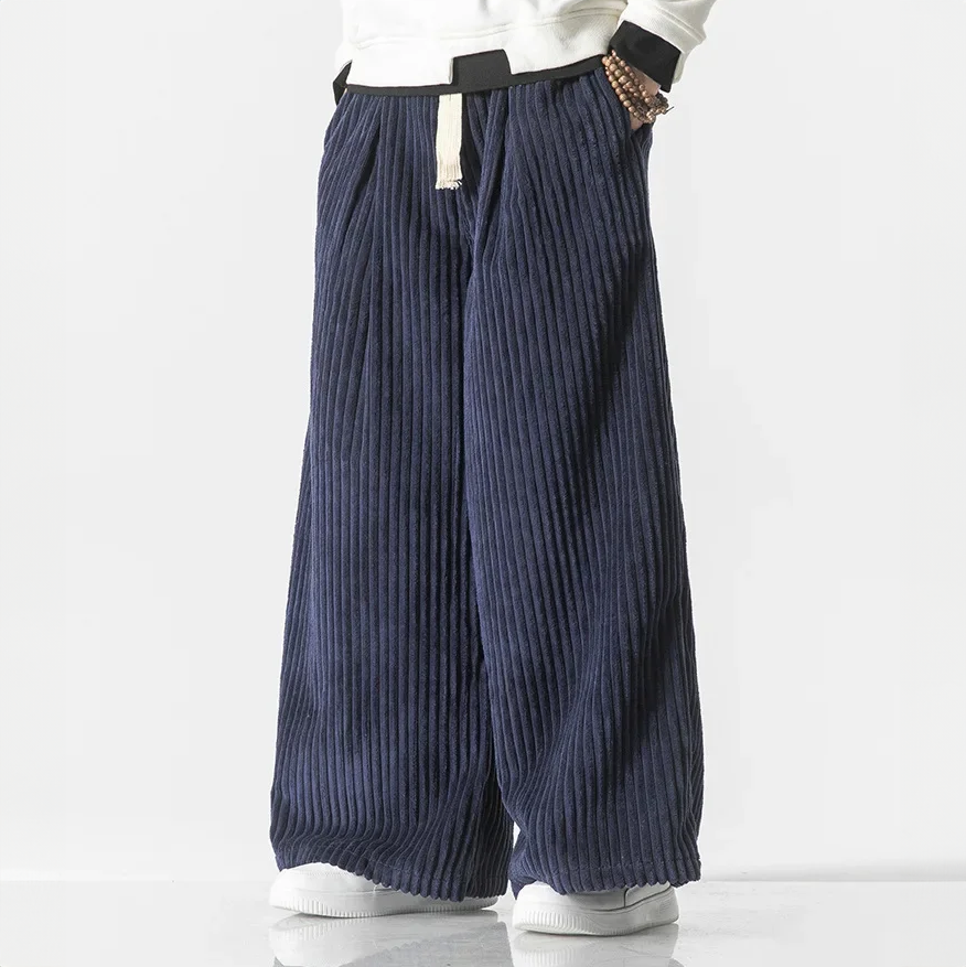 Cordova Corduroy Wide-Leg Sweatpants