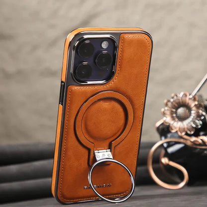 HALOGUARD LEATHER iPHONE CASE
