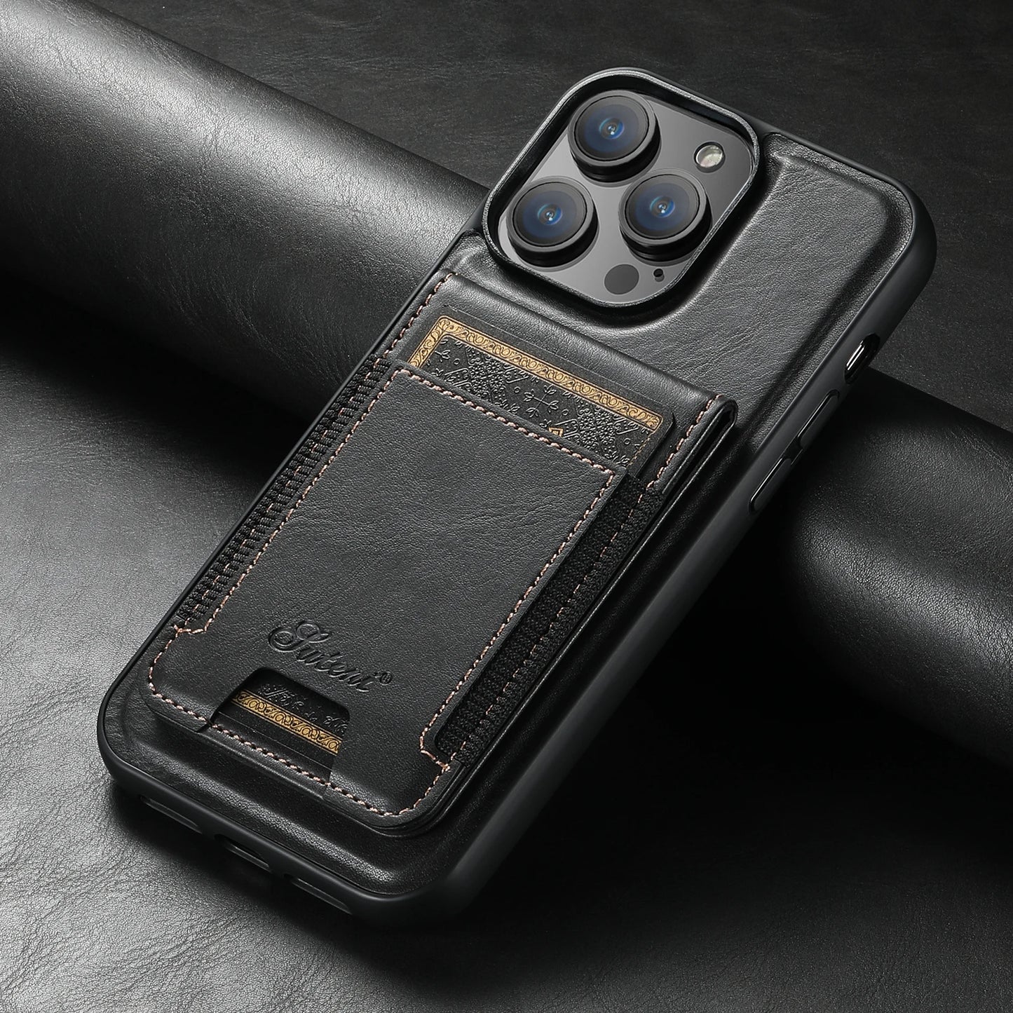 FLIPSTAND™ LEATHER iPHONE CASE