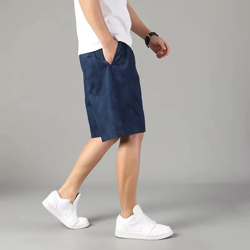 Palmline Cotton Shorts