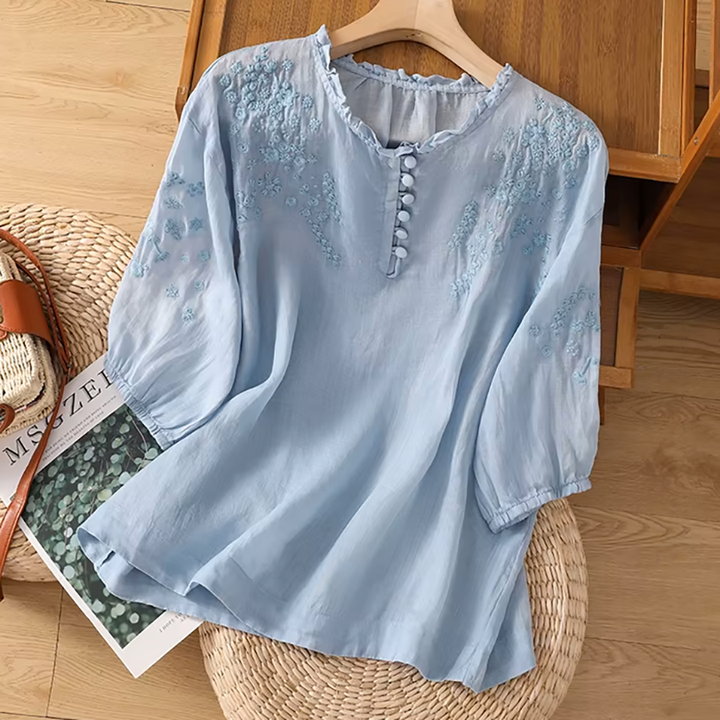 Florence Linen Blouse