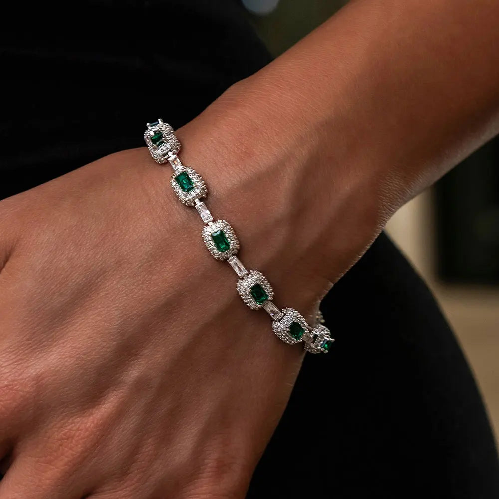 Moonshade Emerald Ice Bracelet